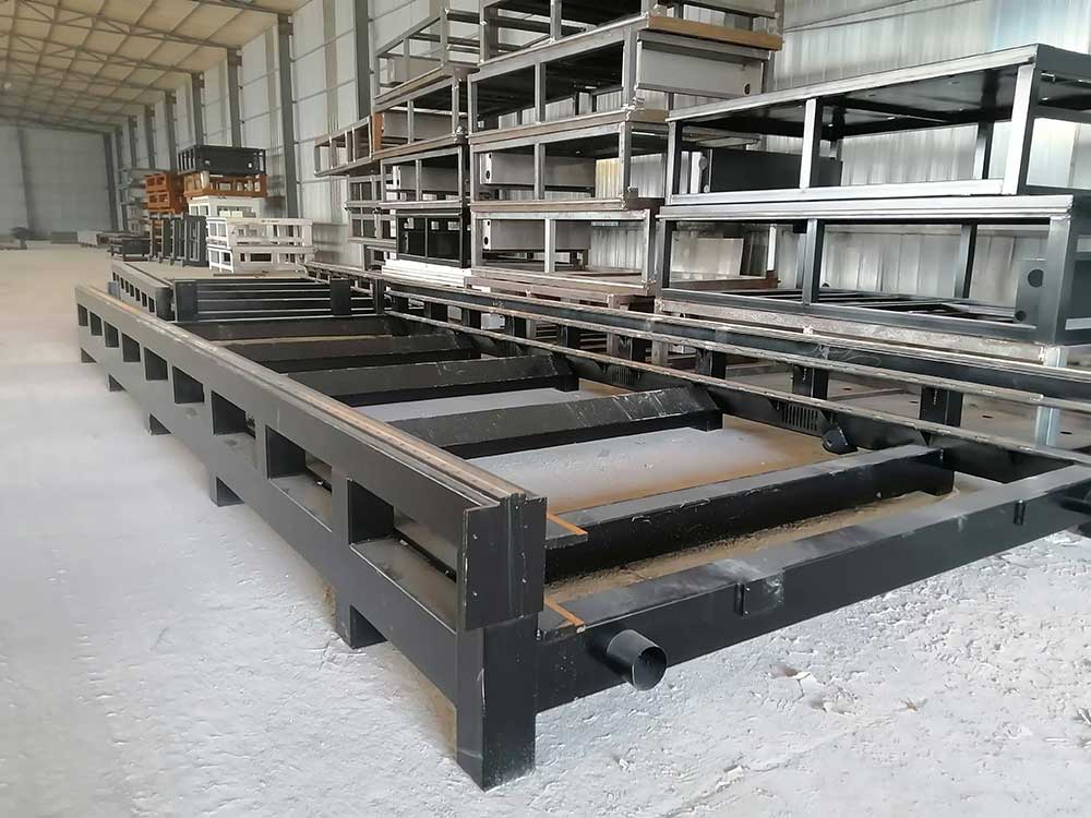 大型激光機床身加工制作